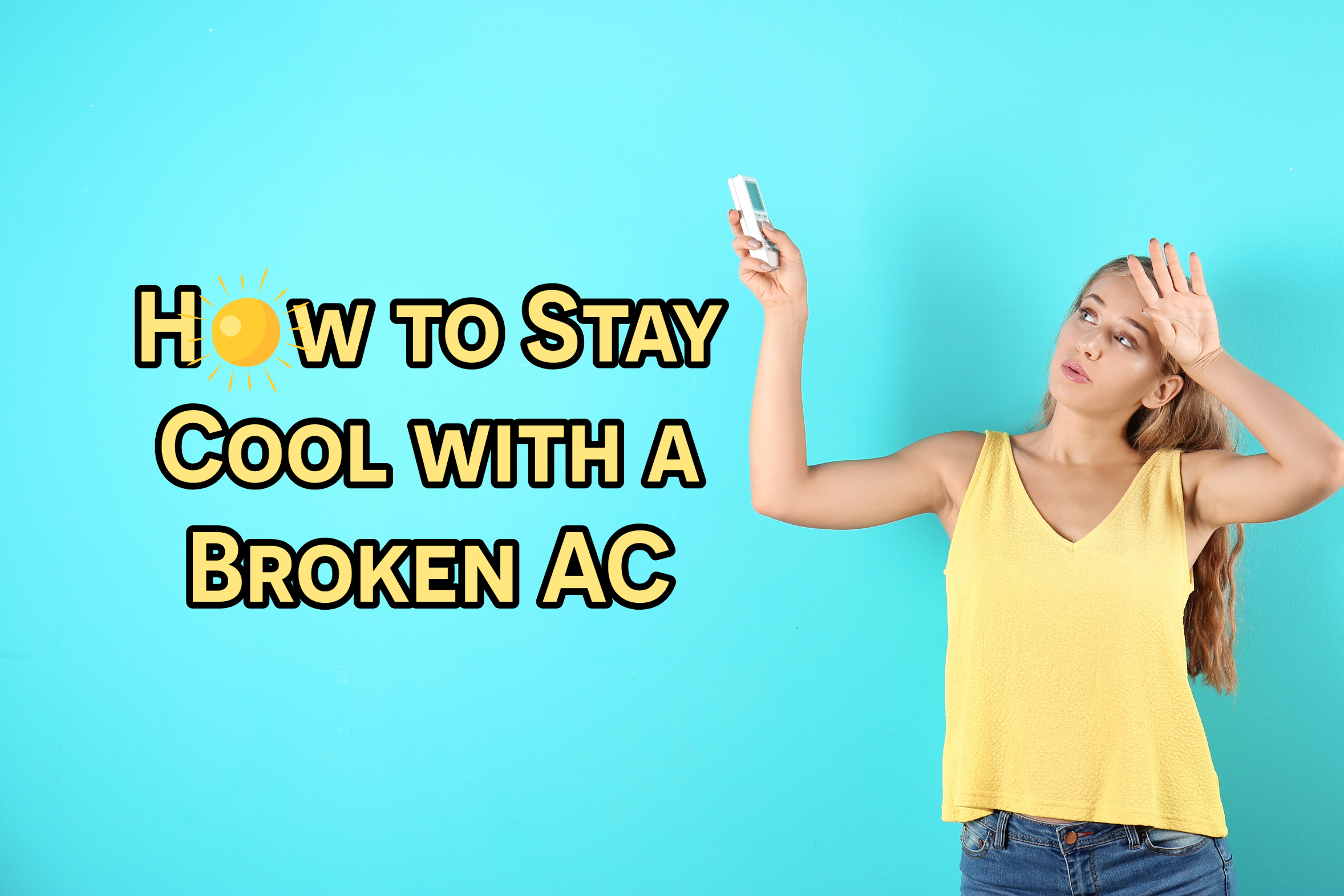 HVAC blog on how to stay if your AC is broken.